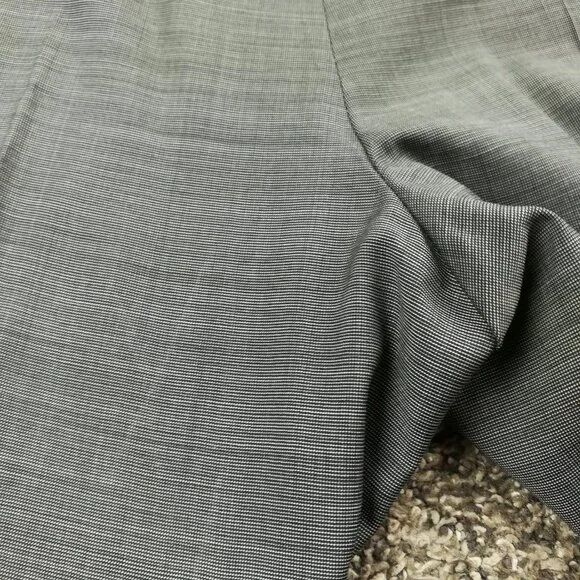 Ermenegildo Zegna Dress Pants Cashmere Silk Wool Micro Checked Gray 40x29 NWOT?